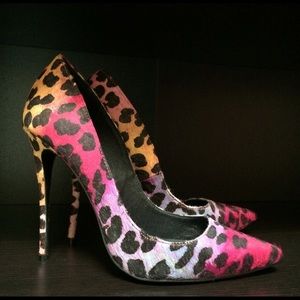 Pony hair pumps